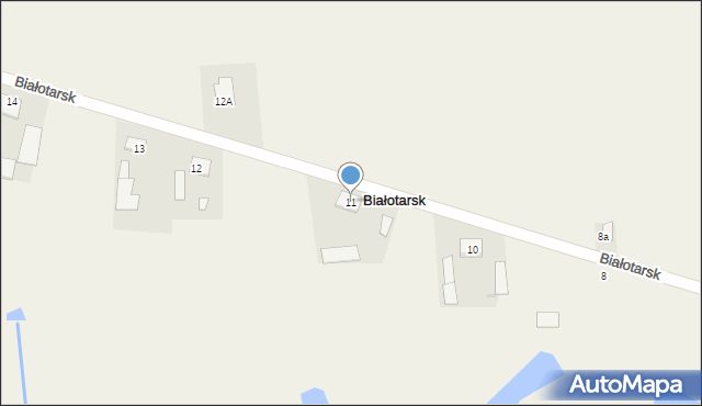 Białotarsk, Białotarsk, 11, mapa Białotarsk