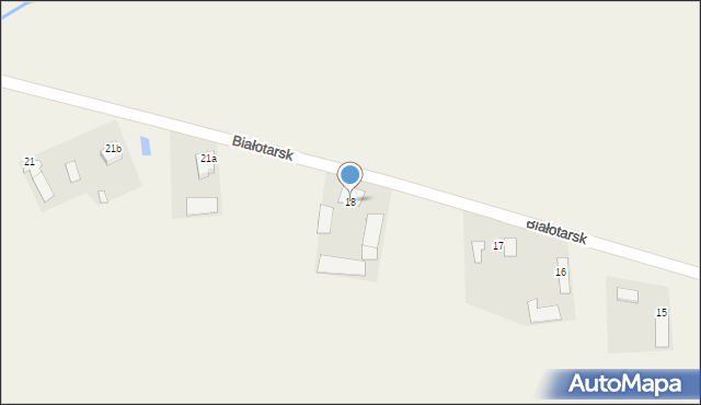 Białotarsk, Białotarsk, 18, mapa Białotarsk