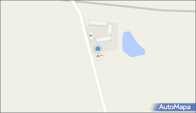 Białożewin, Białożewin, 89, mapa Białożewin