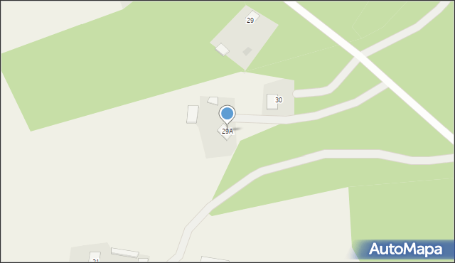 Białusny Lasek, Białusny Lasek, 29A, mapa Białusny Lasek