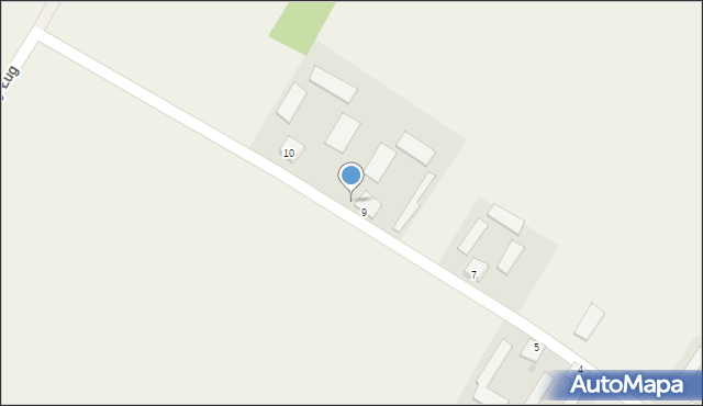 Biały Ług, Biały Ług, 9a, mapa Biały Ług