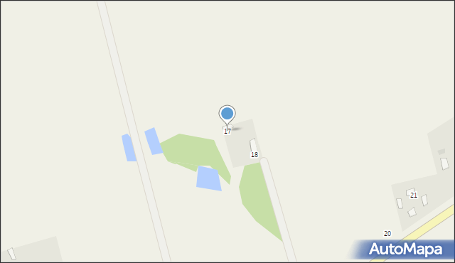 Biejków, Biejków, 17, mapa Biejków