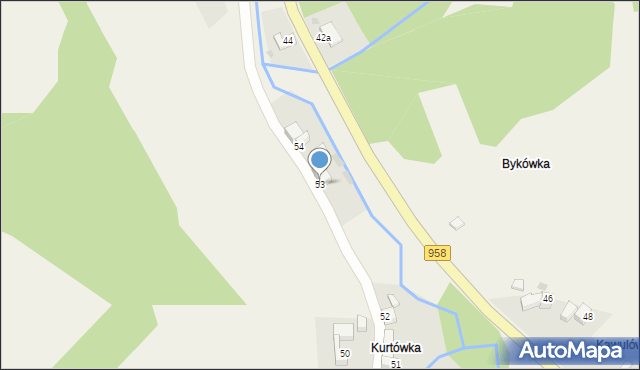 Bielanka, Bielanka, 53, mapa Bielanka