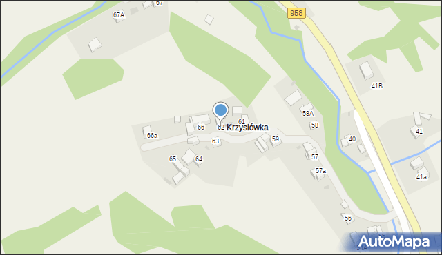 Bielanka, Bielanka, 62, mapa Bielanka