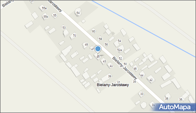 Bielany-Jarosławy, Bielany-Jarosławy, 45, mapa Bielany-Jarosławy