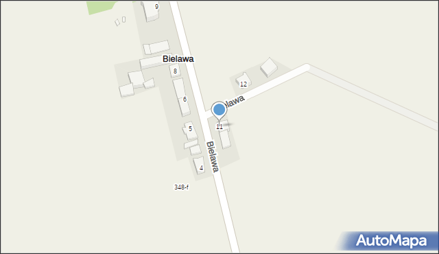 Bielawa, Bielawa, 11, mapa Bielawa