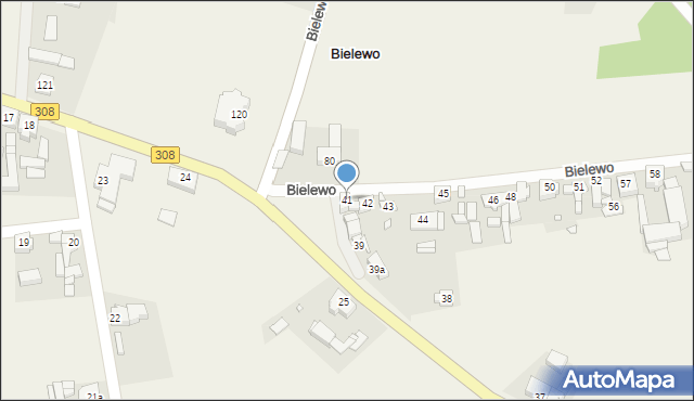 Bielewo, Bielewo, 41, mapa Bielewo