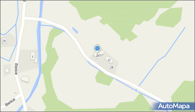 Bielice, Bielice, 2A, mapa Bielice