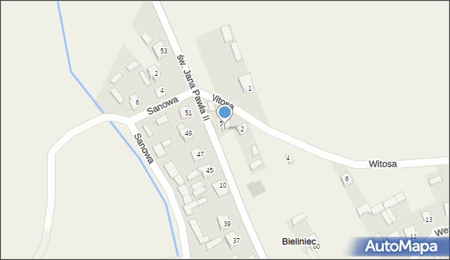 Bieliniec, Bieliniec, 7, mapa Bieliniec