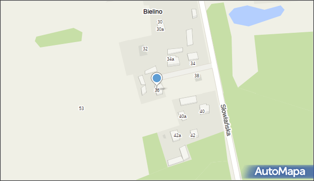 Bielino, Bielino, 28, mapa Bielino