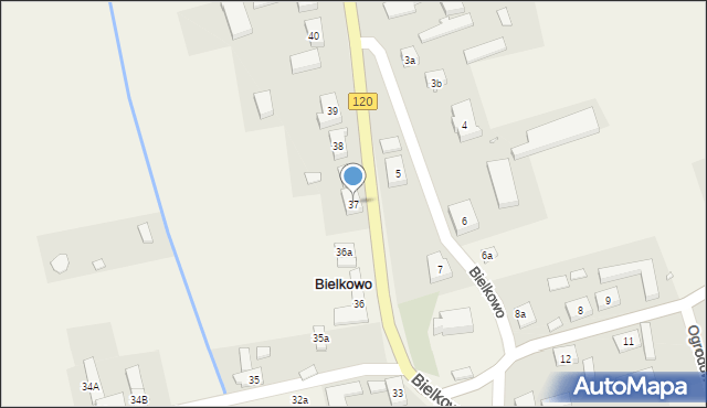 Bielkowo, Bielkowo, 37, mapa Bielkowo
