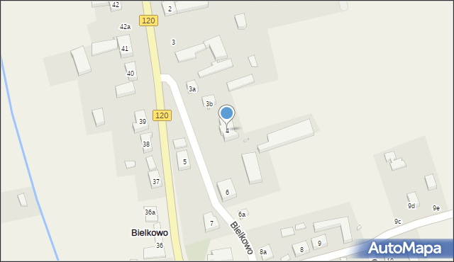 Bielkowo, Bielkowo, 4, mapa Bielkowo