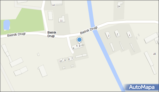 Bielnik Drugi, Bielnik Drugi, 4, mapa Bielnik Drugi