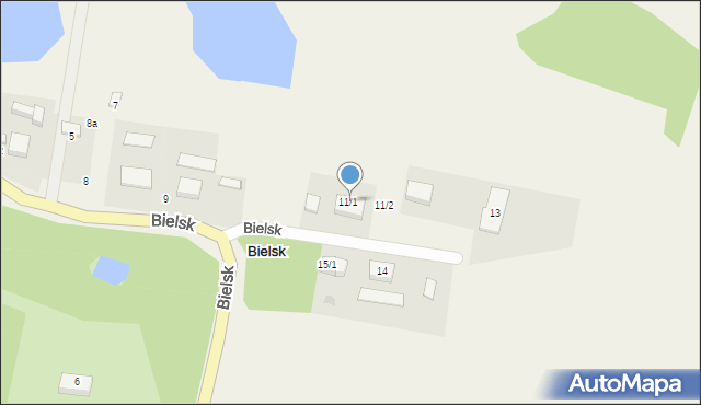 Bielsk, Bielsk, 11/1, mapa Bielsk