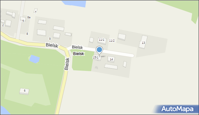 Bielsk, Bielsk, 15/2, mapa Bielsk