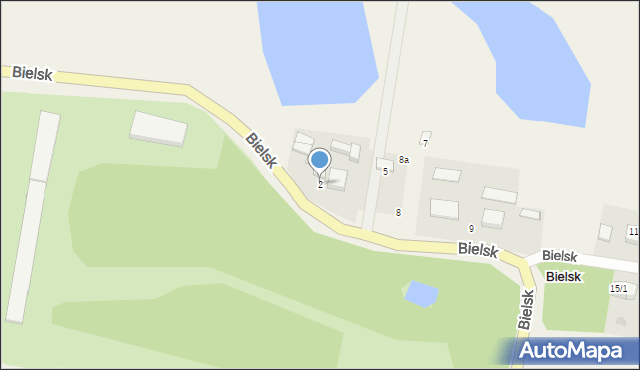 Bielsk, Bielsk, 2, mapa Bielsk