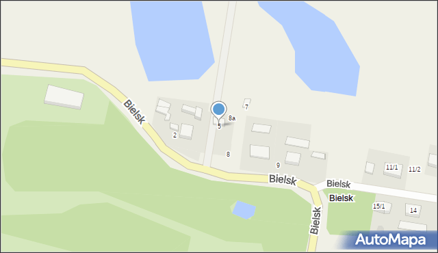 Bielsk, Bielsk, 5, mapa Bielsk