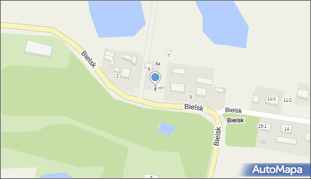 Bielsk, Bielsk, 8, mapa Bielsk