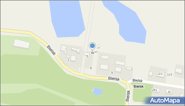 Bielsk, Bielsk, 8a, mapa Bielsk