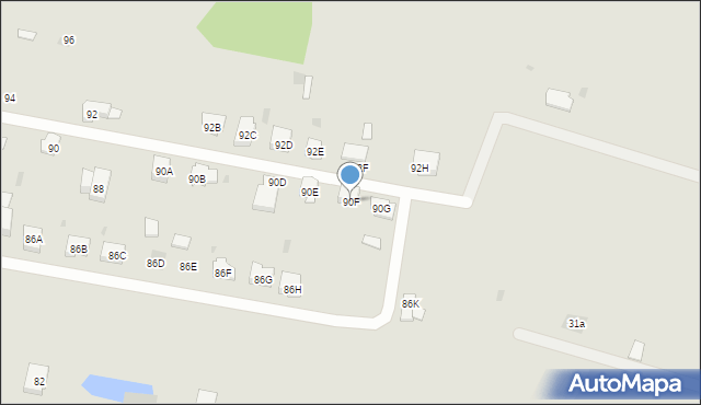 Bielsk Podlaski, Białostocka, 90F, mapa Bielsk Podlaski