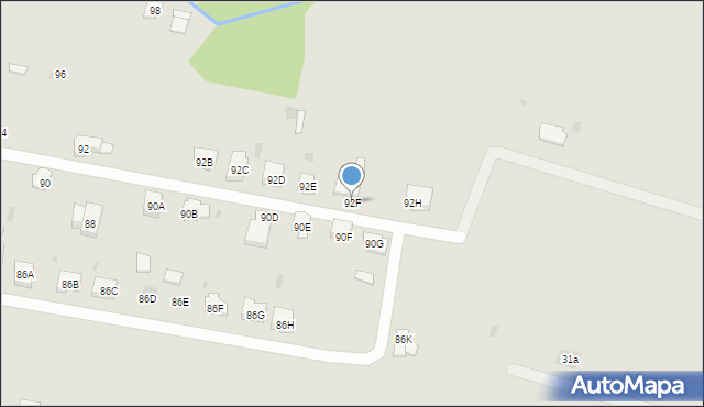 Bielsk Podlaski, Białostocka, 92F, mapa Bielsk Podlaski