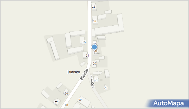 Bielsko, Bielsko, 19, mapa Bielsko