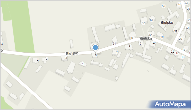 Bielsko, Bielsko, 5, mapa Bielsko