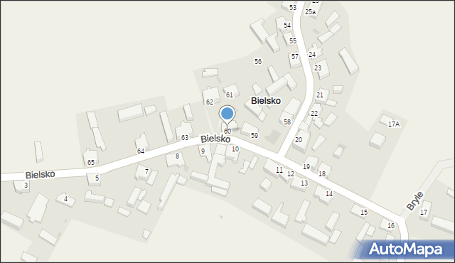 Bielsko, Bielsko, 60, mapa Bielsko