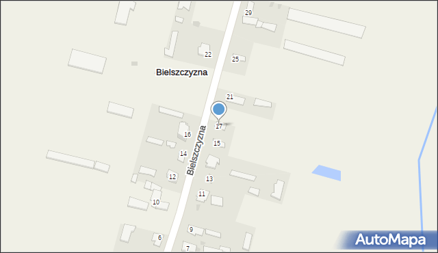 Bielszczyzna, Bielszczyzna, 17, mapa Bielszczyzna