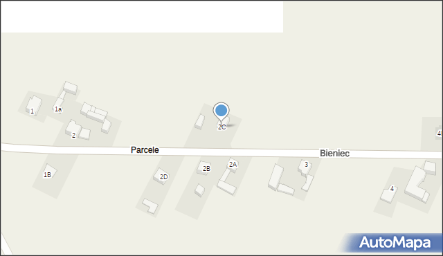 Bieniec, Bieniec, 2C, mapa Bieniec