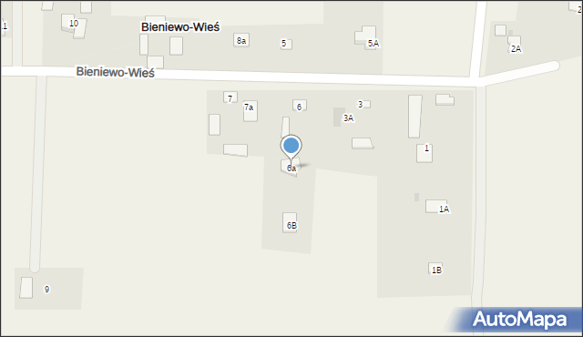 Bieniewo-Wieś, Bieniewo-Wieś, 6a, mapa Bieniewo-Wieś