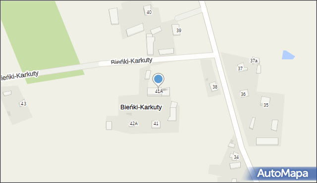 Bieńki-Karkuty, Bieńki-Karkuty, 41A, mapa Bieńki-Karkuty