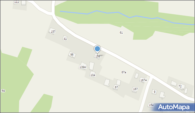 Bieńkowice, Bieńkowice, 139, mapa Bieńkowice