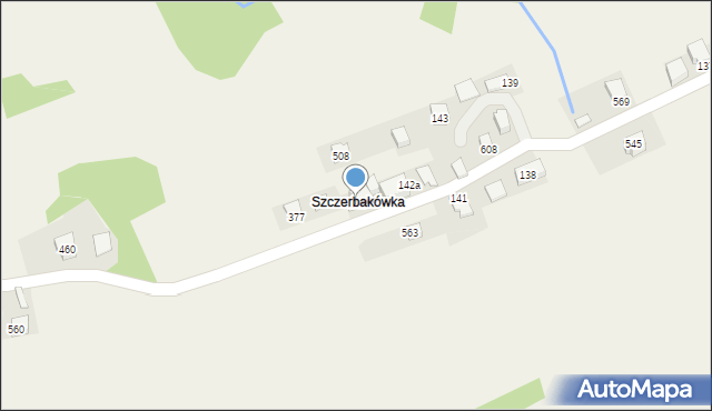 Bieńkówka, Bieńkówka, 142, mapa Bieńkówka