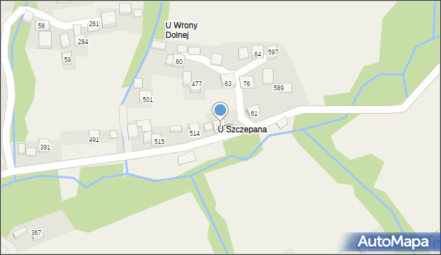 Bieńkówka, Bieńkówka, 340, mapa Bieńkówka