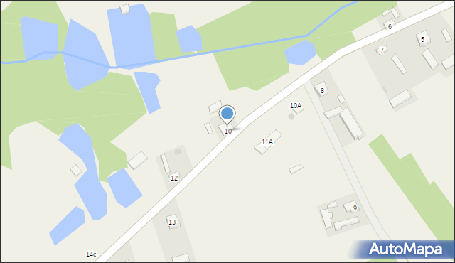 Bierdzież, Bierdzież, 10, mapa Bierdzież