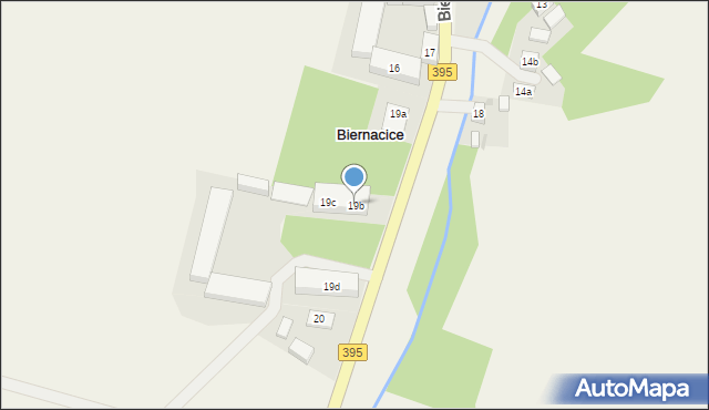 Biernacice, Biernacice, 19b, mapa Biernacice