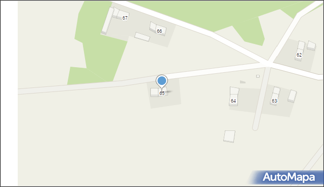 Biernacice, Biernacice, 65, mapa Biernacice