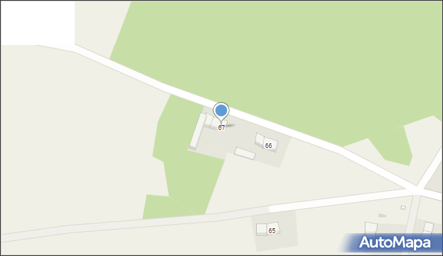 Biernacice, Biernacice, 67, mapa Biernacice
