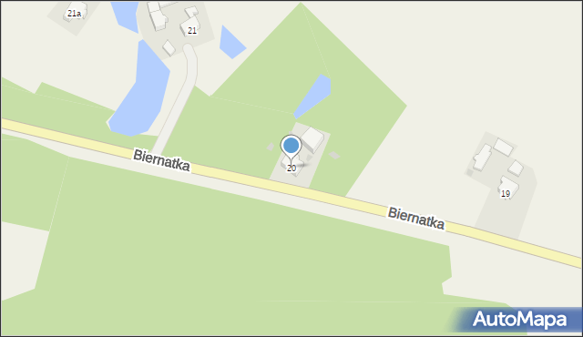 Biernatka, Biernatka, 20, mapa Biernatka