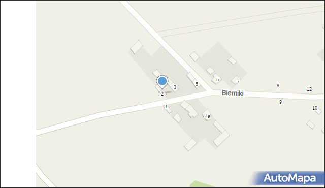 Bierniki, Bierniki, 2, mapa Bierniki