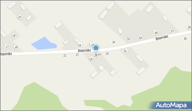 Bierniki, Bierniki, 26, mapa Bierniki