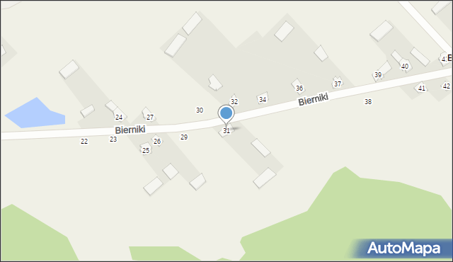 Bierniki, Bierniki, 31, mapa Bierniki