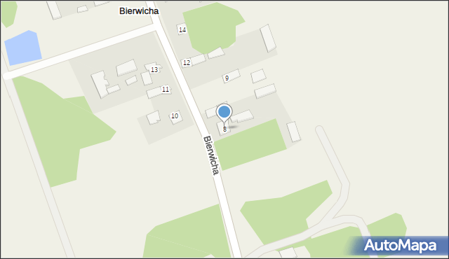 Bierwicha, Bierwicha, 8, mapa Bierwicha