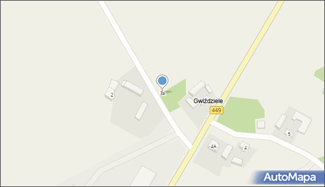 Bierzów, Bierzów, 3a, mapa Bierzów