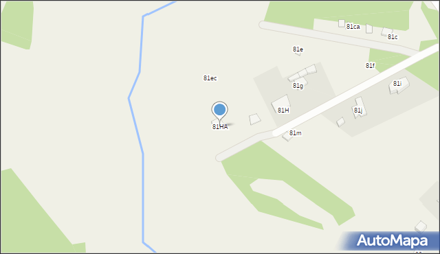 Bierzów, Bierzów, 81HA, mapa Bierzów