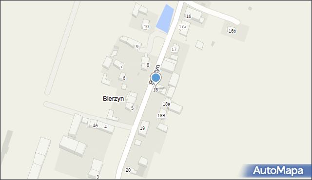 Bierzyn, Bierzyn, 18, mapa Bierzyn