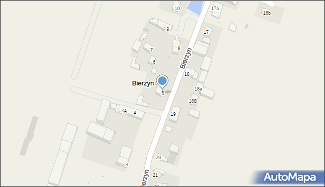 Bierzyn, Bierzyn, 5, mapa Bierzyn