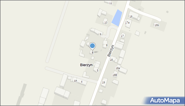 Bierzyn, Bierzyn, 6, mapa Bierzyn