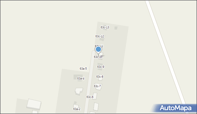 Biesiekierz, Biesiekierz, 63c-10, mapa Biesiekierz